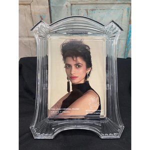 International Silver Company Full Lead Crystal Frame 5x7 Photo
